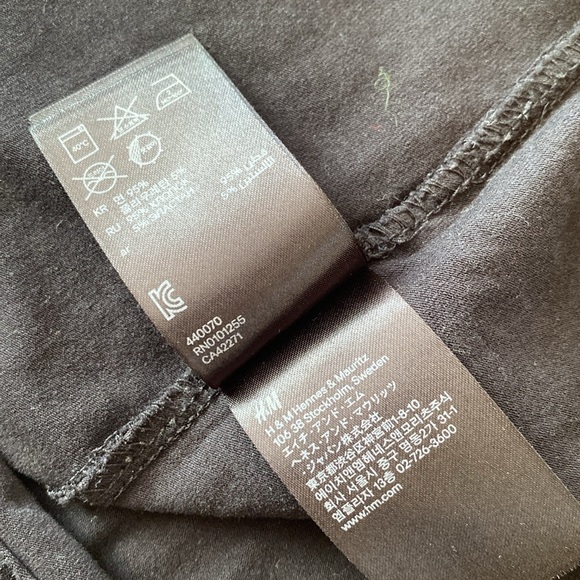 H&M Black Mini Dress Size 6 - Picture 14 of 15